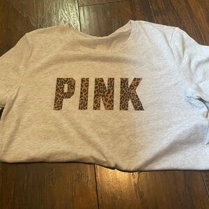 women’s victoria’s secret pink t shirt